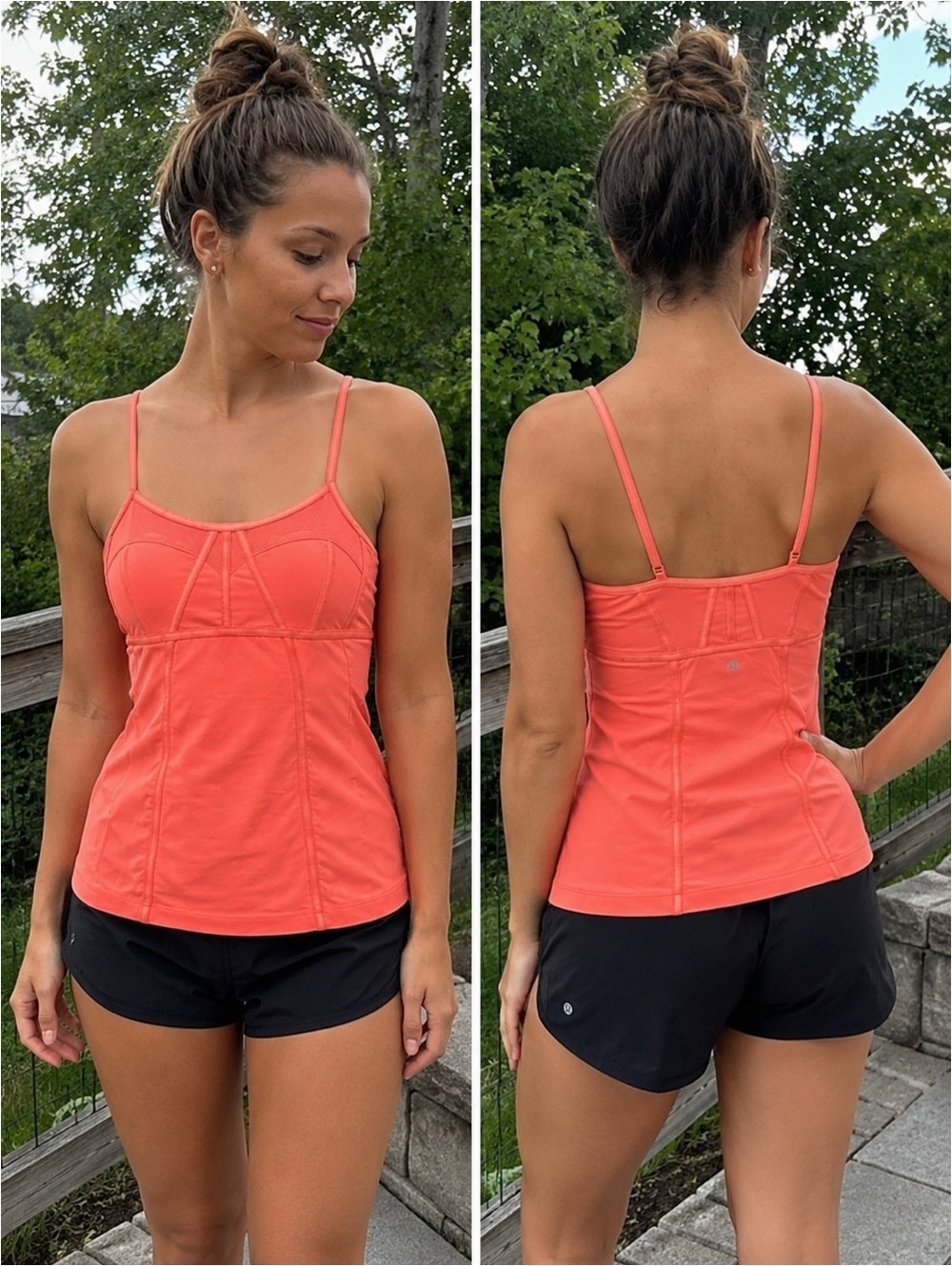 Lululemon Coral Built In Bra Tank Top Women’s Medium